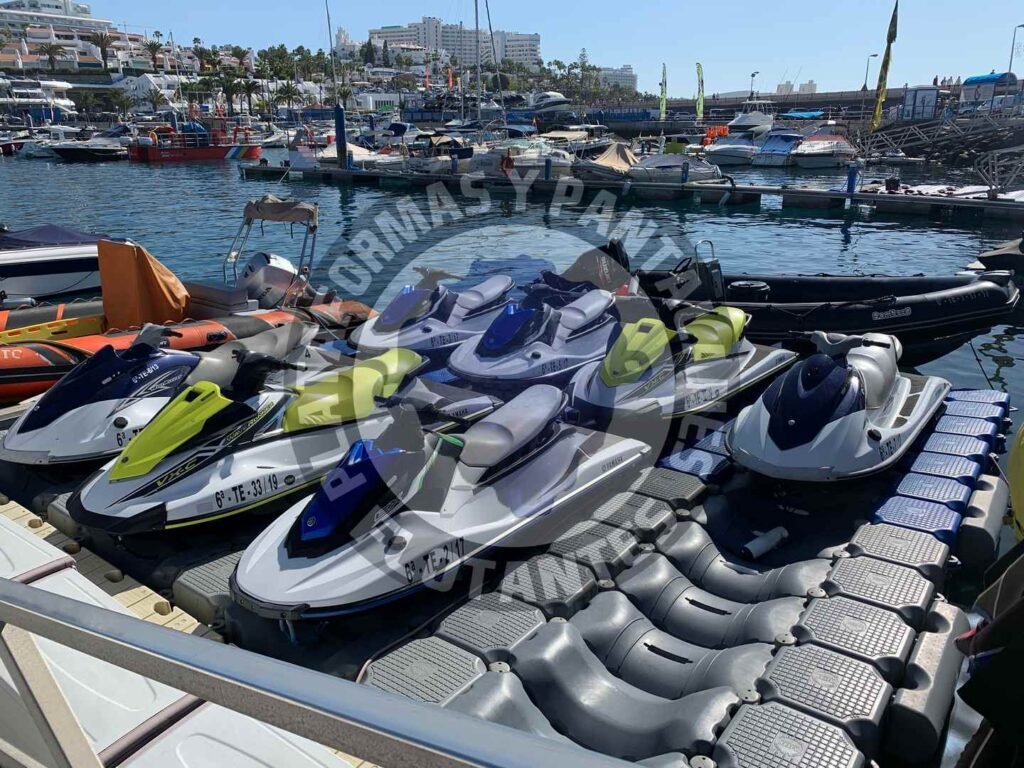 plataformas flotantes para motos